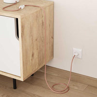 Stofledning Viskose Baby Pink