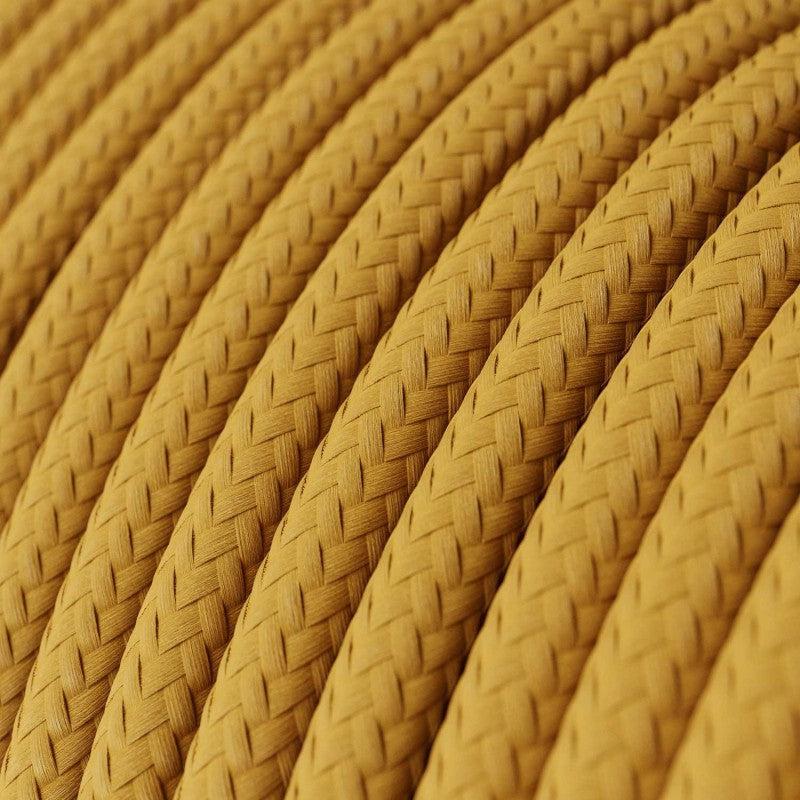 Stofledning Viskose Mustard
