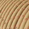 Stofledning Viskose Jute/Kobber
