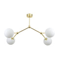 Molecule Loftlampe 66cm Messing/Opal