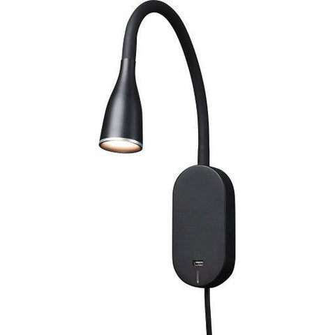 Nielsen Light Eye USB LED Væglampe Sort
