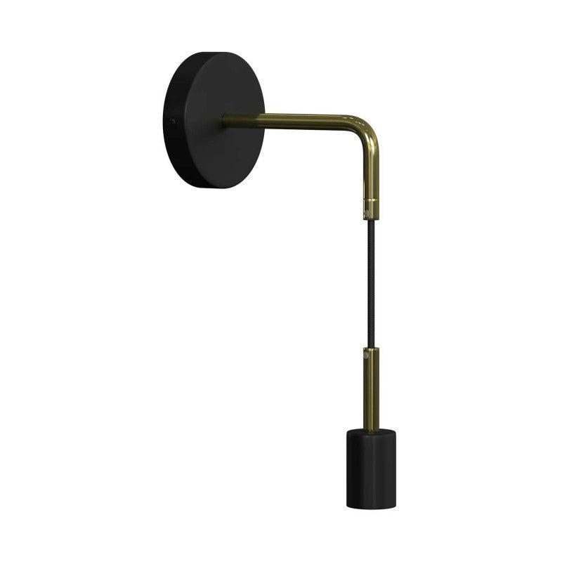 Fermaluce Glam Væglampe Sort/Messing