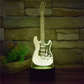 Lightish Guitar 3D Bordlampe