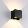 LED Væglampe IP65 12W Udendørs Sort