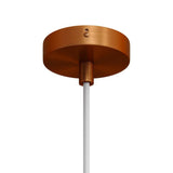 Mini Roset Til 1 Lampe Ø8.3 Børstet Kobber