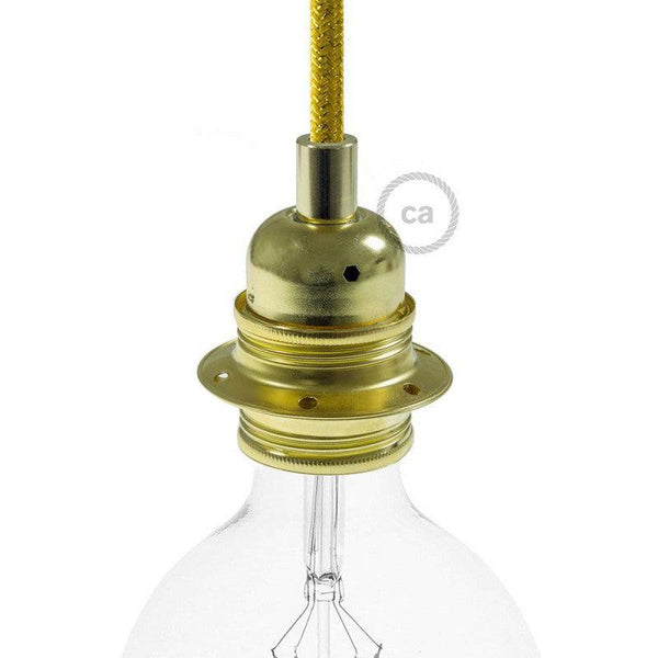 Double Ferrule E27 Fatnings Kit Messing