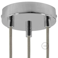 Inventory Item Roset til 3 Ø12 Blank Krom-Creative Cables-OutletLamper.dk