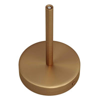 Roset til 1 Lampe m. 15cm Stilk Børstet Messing