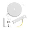 Roset til 1 Lampe m. 7cm Stilk Hvid