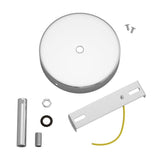 Roset til 1 Lampe m. 7cm Stilk Krom
