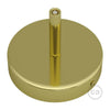 Roset til 1 Lampe m. 7cm Stilk Messing
