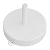 Roset til 1 Lampe m. 7cm Stilk Hvid