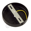 Roset til 1 Lampe m. 7cm Stilk Sort