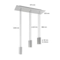 Tube 6-Light Klyngependel Sort