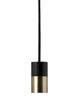 Nielsen Light P8 Fatningssæt Sort/Messing