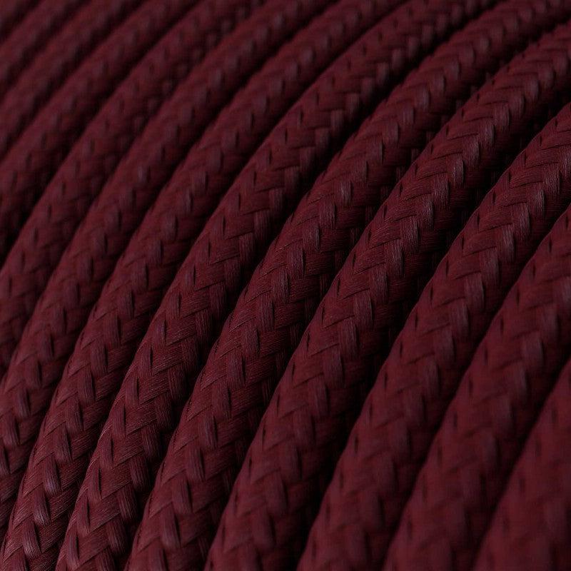 Stofledning Viskose Bordeaux