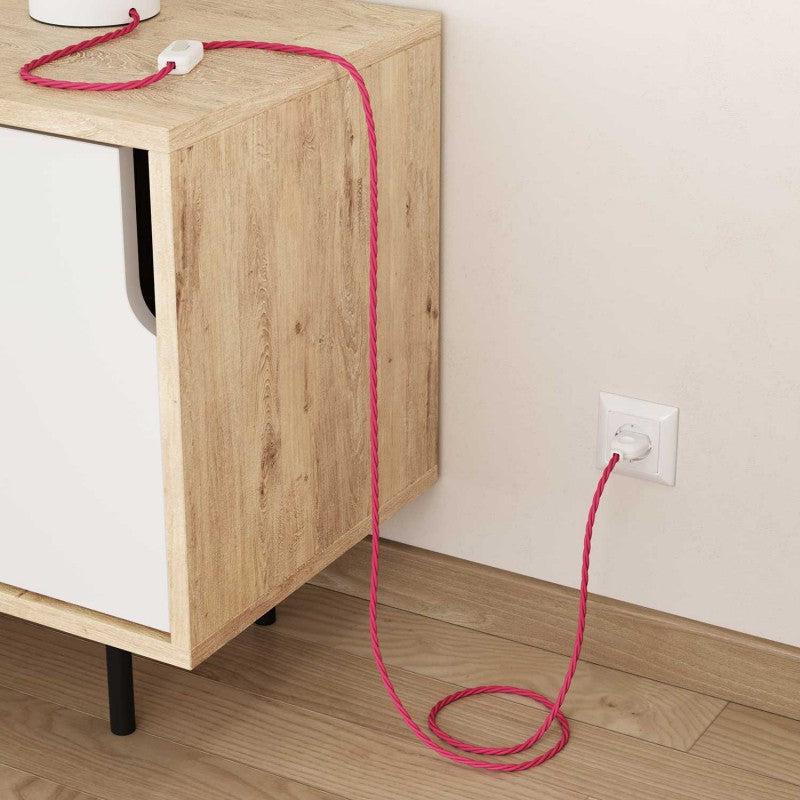 Snoet Stofledning Viskose Fuchsia