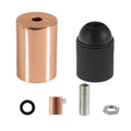 E27 Cylinder Fatnings Kit Klar Kobber